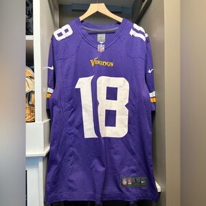 Nike Minnesota Vikings Justin Jefferson Home Game Jersey Large